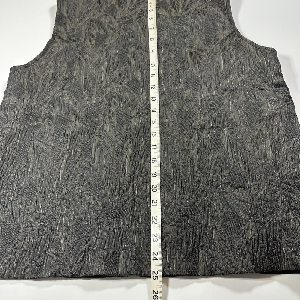 Woman’s Caroline Rose Zip Up Vest Size Medium - Picture 5 of 6